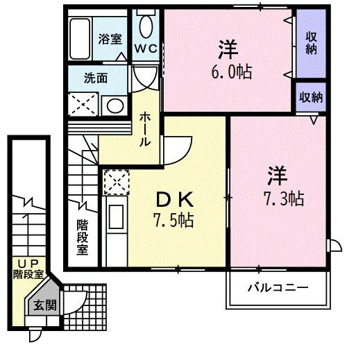 クレストールエムの間取り