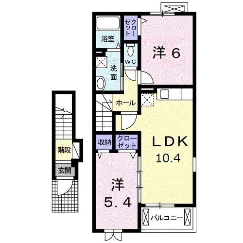 Ｋ・ｆｏｒｅｓｔ　Ⅰの間取り