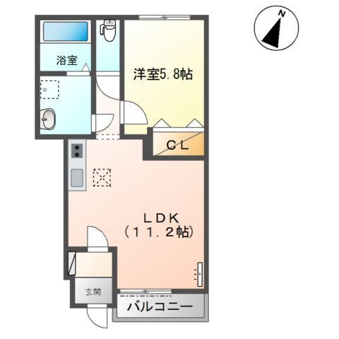 パレット小泉１の間取り