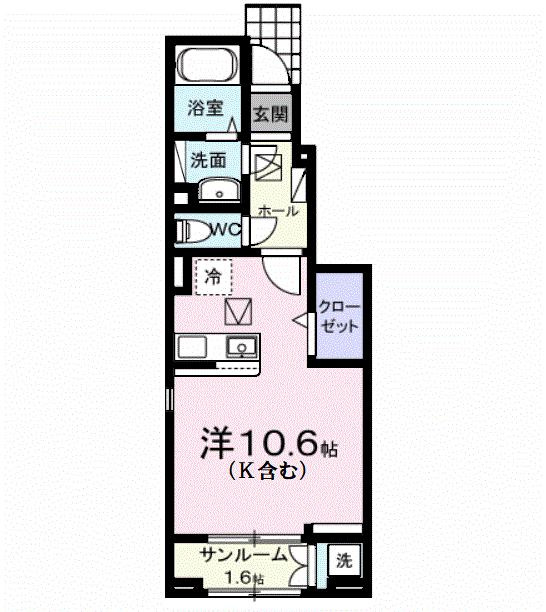 ガーデン　ハウス　イナバ　Ⅱの間取り