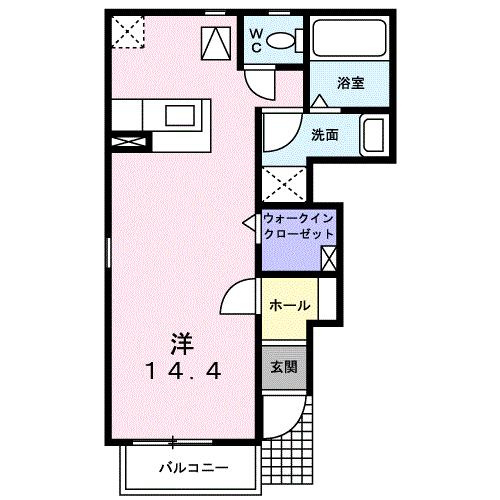 サンライズＡの間取り