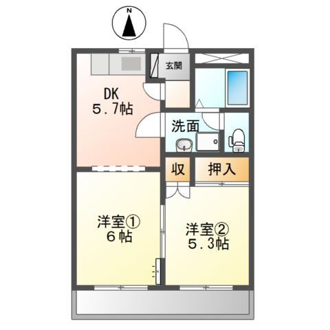 パークサイドエムエスの間取り