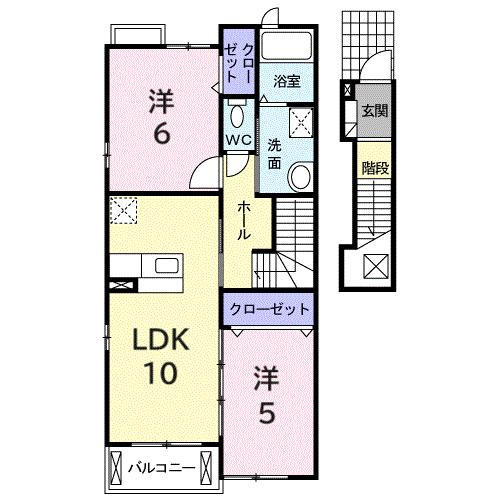 パークサイド　ベルの間取り
