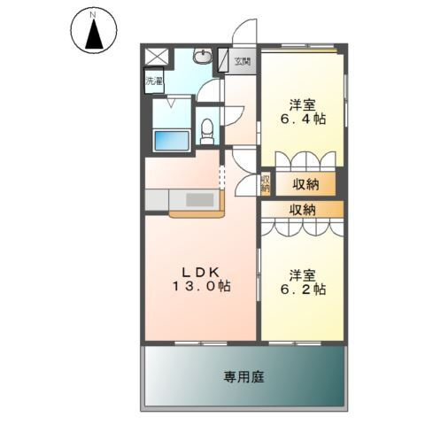 ローズガーデン長塚Ⅰの間取り