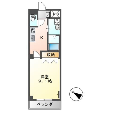 Ｖｉｌｌａｇｅ Ⅱ（ヴィラージュ　ツー）の間取り