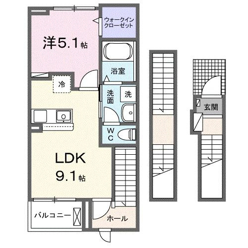 エスペランサ　俊の間取り