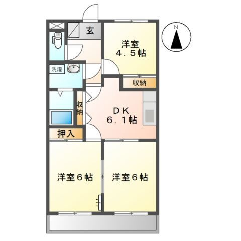 ベルードの間取り