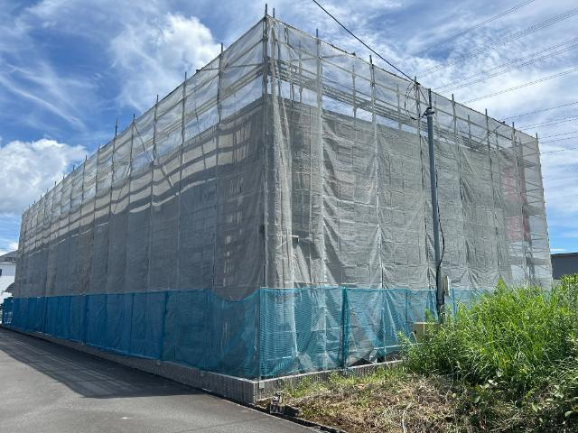 サンプレスⅡの外観|建築現場