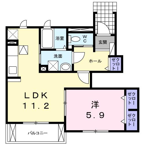 ラフィネＴ－Ⅲの間取り