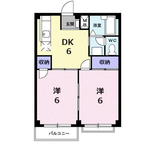 エクレール駿河台Ｂの間取り