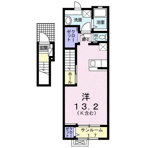 シエルⅠの間取り