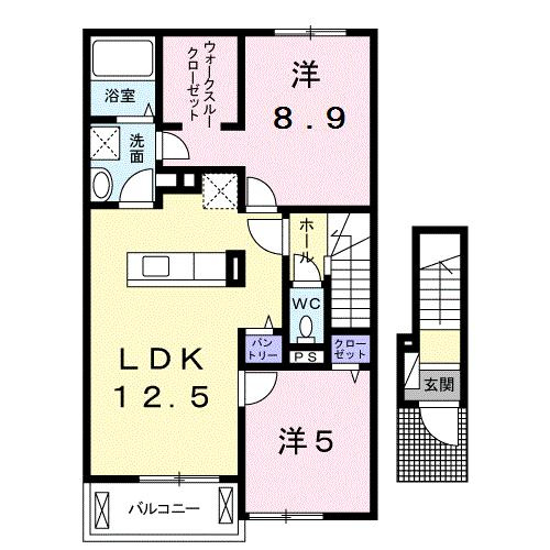シエルⅡの間取り