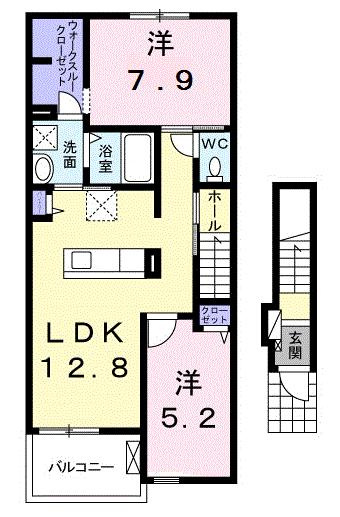 ミドルＡの間取り