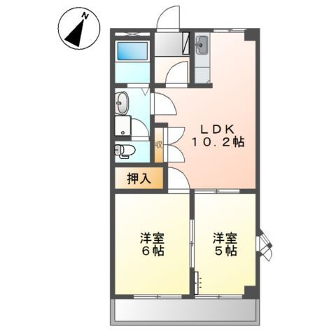 コンフォース５１０の間取り