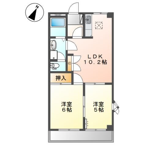 コンフォース５１０の間取り