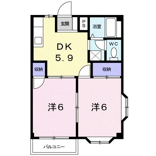 グリーンヒルズＴＥＮＭＡの間取り