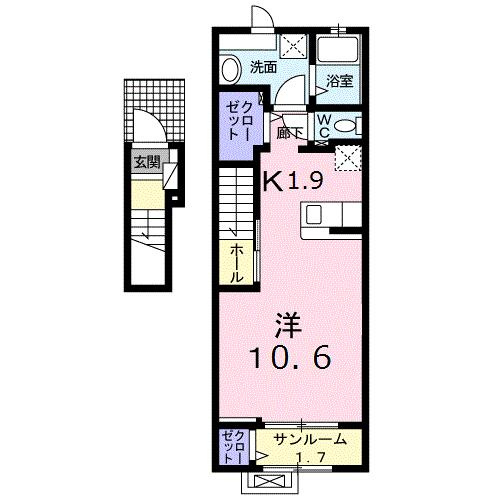 アーバングレイスⅥの間取り