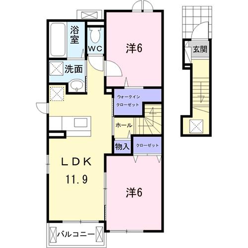 アンベリールの間取り
