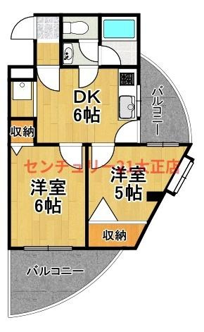 デイズハイツ港晴の間取り
