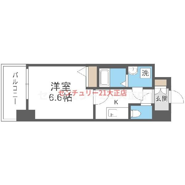 ベイサイドパークOSAKAサウスレジデンシスの間取り
