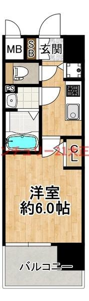 エスリード大阪エヴォルツの間取り