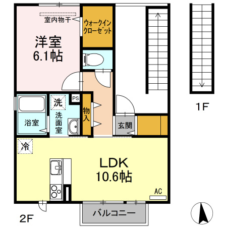 【間取り】 | ツインヒルズA棟