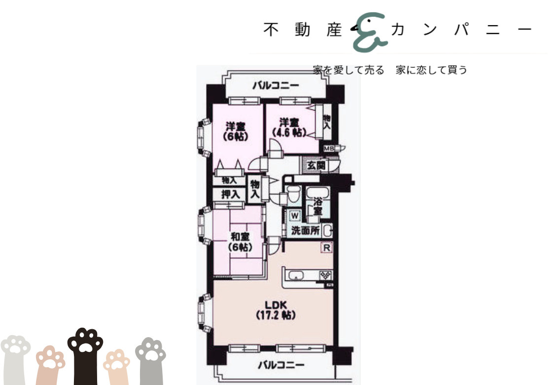 ダイアパレス道後公園の間取り