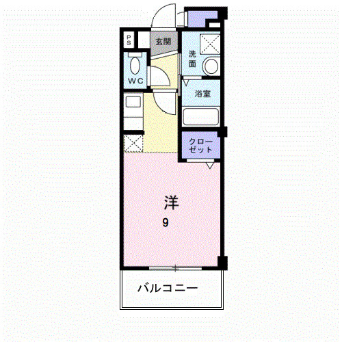 メゾン　アンソレイエの間取り