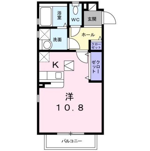 ワイズスクエアＢの間取り