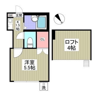 【間取り】 | フリーダムＢ棟