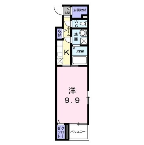 フルール　アベニューの間取り