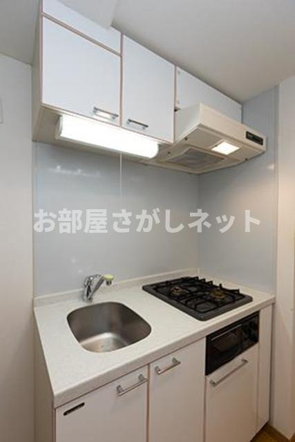 エスコート麻布十番Ⅱ【おとり物件なし】#学生・社会人にオススメ！初期費用分割払いOK！のキッチン|※写真は同タイプ住戸です。