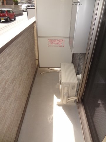 クレストコートⅠのバルコニー