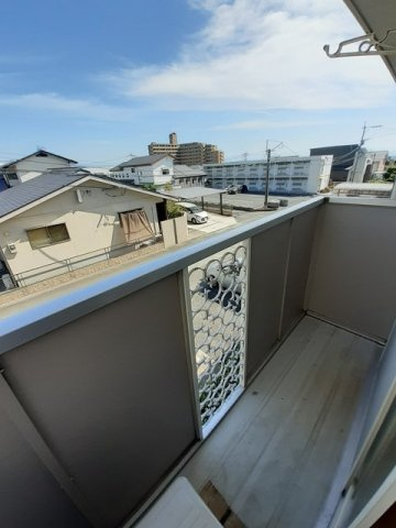 コーポオガタⅢのバルコニー