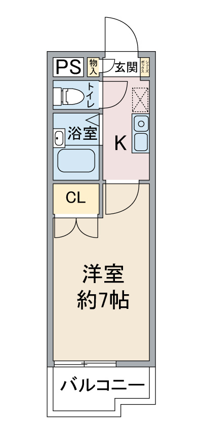 ヒルズｍｙの間取り