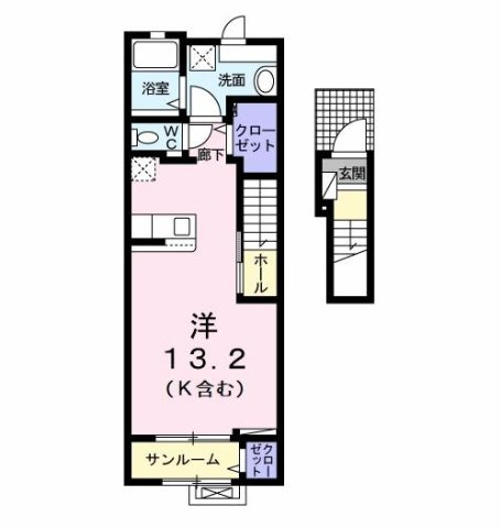 ＦＦヒルズ１の間取り