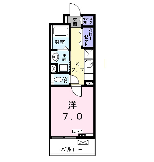 ルナリア（Ｌｕｎａｒｉａ）の間取り