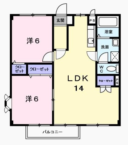 シャンパーニュ２番館の間取り