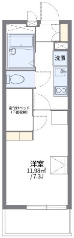 レオパレスソレイユⅢの間取り