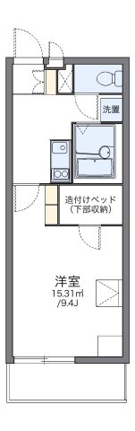 レオパレスソレイユ柏Ⅰの間取り