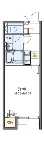 レオネクスト下新庄の間取り|代表的な間取のため実際の間取とは異なる場合があります