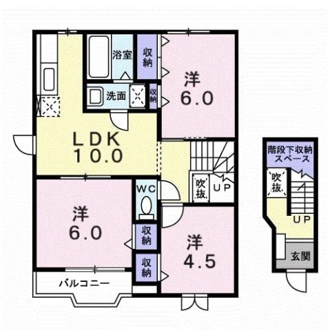 セレッソハイツＣの間取り