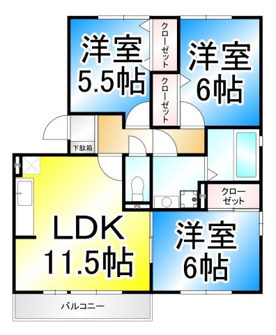 ピュアハウス桜ヶ岡の間取り