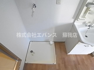 【洗面所】 | グレイスパティオⅡ | ゆったりとスペースのある洗面所