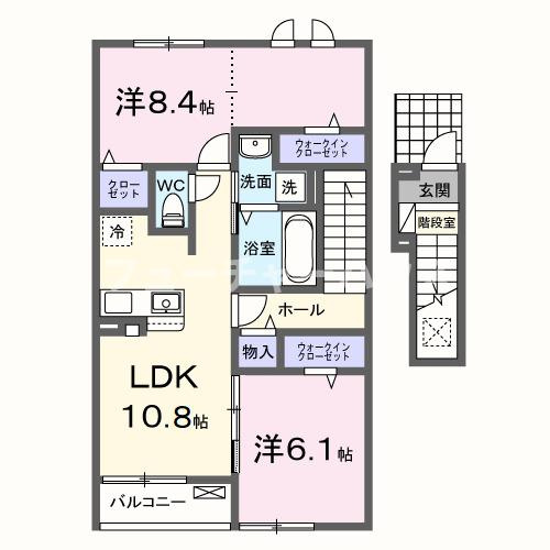 サンリッツ　元吉田の間取り