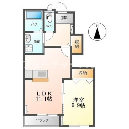 ボンヌール（Ｂｏｎｈｅｕｒ）の間取り