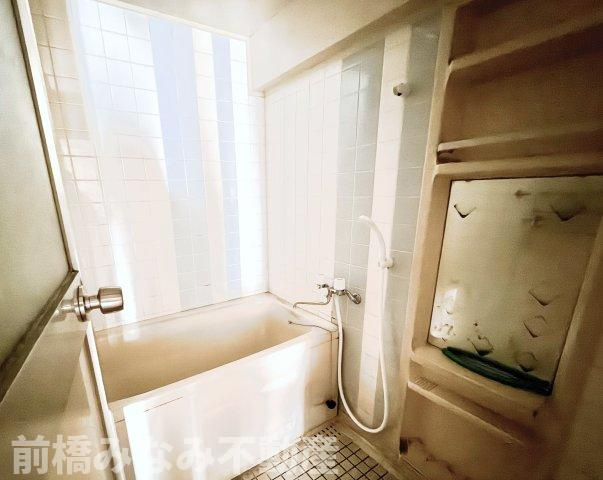 【中古マンション】前橋市天川原町　グリーンキャピタル前橋　１階　３LDKの浴室|リフォーム工事も当社へお任せください！