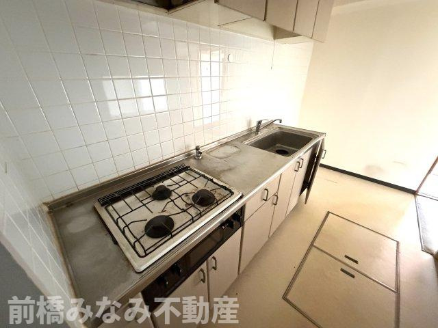 【中古マンション】前橋市天川原町　グリーンキャピタル前橋　１階　３LDKのキッチン|お料理しやすいキッチンです