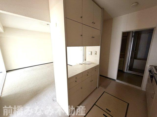 【中古マンション】前橋市天川原町　グリーンキャピタル前橋　１階　３LDKの独立洗面台|独立洗面台です