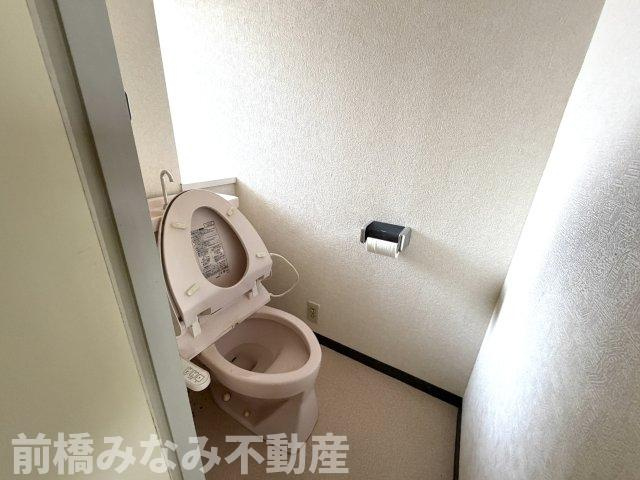 【中古マンション】前橋市天川原町　グリーンキャピタル前橋　１階　３LDKのトイレ|トイレもきれいです